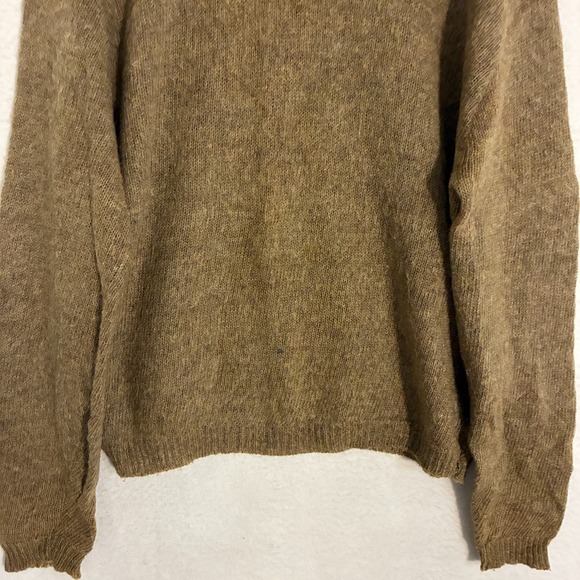 Vtg 60s Brent Montgomery Ward Wool Mohair Sweater Mens XL Fuzzy Grunge Cobain - Picture 3 of 8